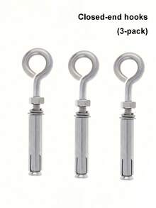 不锈钢吊环螺栓，带内钩螺栓紧固件 - 适用于家居装修和装饰