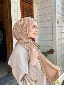This Ready-To-Wear Hijab Is Made Of Soft, Breathable And Non-Pilling Fabric, Suitable For Daily Wear Throughout The Year For Muslim Women. - Easy-to-wear Hijab - View 22