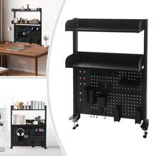 Desktop Bookshelf - 黑色 - 查看 4