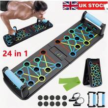 Push Up Support Board Multifunctional Exercise Chest Training Board W/ Pull Rope Multi-Function Foldable Pushup Board Muscle Max Push Up Board For Floor Fitness Strength & Exercise Training Equipment For Home Workout For Men & Women - Tabla de flexiones plegable - Ver 1