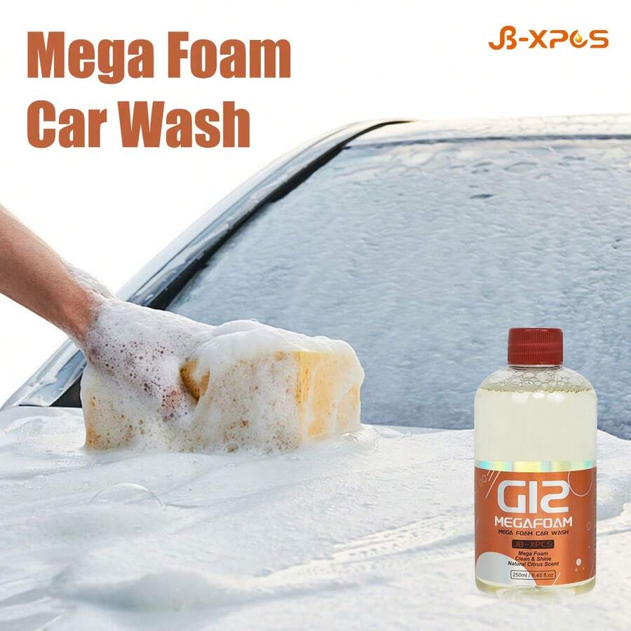 JB-XPCS Espuma de lavado de autos definitiva - Fórmula súper concentrada de 500ml, jabón de burbujas rico para una limpieza profunda y nutrición de la pintura, solución integral para el cuidado del automóvil - Espuma para lavado de autos - Ver 1