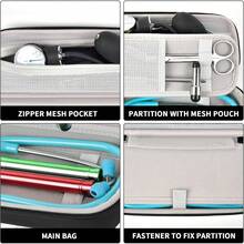 ALKOO Stethoscope Case With Mesh Pocket, Suitable For Blood Pressure Cuff And Nurse Accessories (Stethoscope Case Only) - Black - View 3