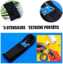 CM-TOP Multiherramienta Herramientas Multiuso De Acero Inoxidable Con Navaja Plegable Herramienta Multiusos De Bolsillo Llave Abrelatas Camping Supervivencia de alta calidad (MARTILLO) - Cuchillo - Ver 6