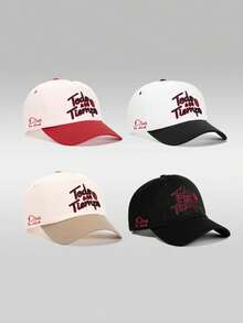 1pc Unisex Outdoor Leopard Print & Letter Baseball Cap - Adjustable, UV Protection, Ideal For Hiking, Climbing, Travel, Sun Shading And Outdoor Sports - Multicolor - View 8