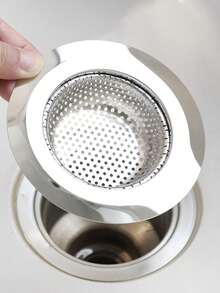 1/2 Stücke Edelstahl Küchenspüle Filter - 4,5 Zoll breite Kante, rostfrei und verstopfungsfrei Essenssammler, einfach zu reinigen, Abflussfilter installieren, Ordnung im Haushalt