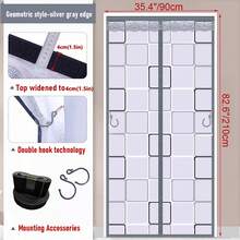 حزام باب عزل مغناطيسي، يمنع دخول الهواء البارد/الساخن، مصنوع من EVA، مناسب للغرف المكيفة والمدفأة بالهواء، مطابخ المنزل