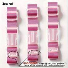 Colorful Luggage Straps - With Adjustable Buckle Design, Durable Travel And Outdoor Accessories, Suitable For Suitcases, Cars And Hiking Equipment, Portable And  For Fixing, Bright-Colored Ropes, Casual Style, Strong Material