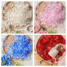 1000片人造玫瑰花瓣，适用于DIY手工、婚礼、活动、派对、情人节装饰、生日装饰、派对装饰、情人节求婚、婚礼装饰