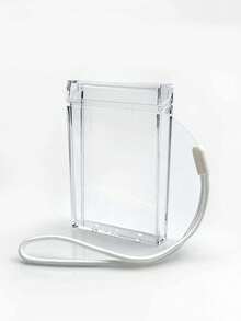 1pc 3 Inch Clear Photo Storage Box