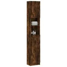 vidaXL Badezimmerschrank Räuchereiche 32x25,5x190 Cm Holzwerkstoff - Giallo - Visualizzare 3