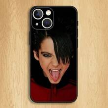Funda de teléfono Tom Bill Kaulitz Singer para iPhone 17 16 15 14 13 12 11 Ais/Pro/Max/Plus, funda negra suave - z4 - Ver 2