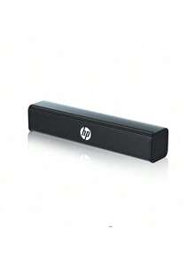 HP WS10 Desktop Speaker - Stereo Surround Sound, Powerful Bass, Home Entertainment, Gaming Compatible, Black - Black - View 1