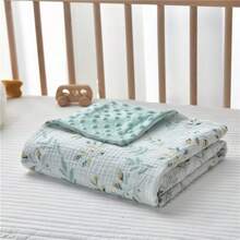 1-Piece Baby Blanket: New Autumn/Winter Newborn Cover. Cute Simple Prints, Fits Both Genders. Soft, Warm, Skin-Friendly-Top Autumn/Winter Gift For Babies. - Multicolor - View 13