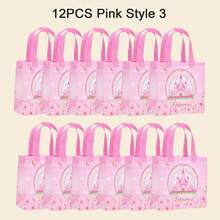 王子和公主派对礼品袋带手柄王子公主礼品糖果生日糖果礼品袋性别揭秘派对婴儿送礼会婚礼用品 - 彩色 - 查看 18