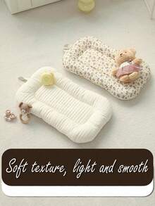 Cuna para bebé recién nacido, cuna para bebé, casa para niños, nido de bebé con estampado de hojas de otoño | Moisés portátil para dormir junto al bebé con asas de transporte | Artículo esencial para la guardería lavable a máquina para recién nacidos de 0 a 3 meses