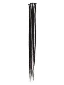 24 Inch Braided Hair Extensions 5 Strands Fine 0.6cm Synthetic Handmade Reggae Hairstyle Hip Hop Soft Braided Hair Extensions - Multicolor - View 13