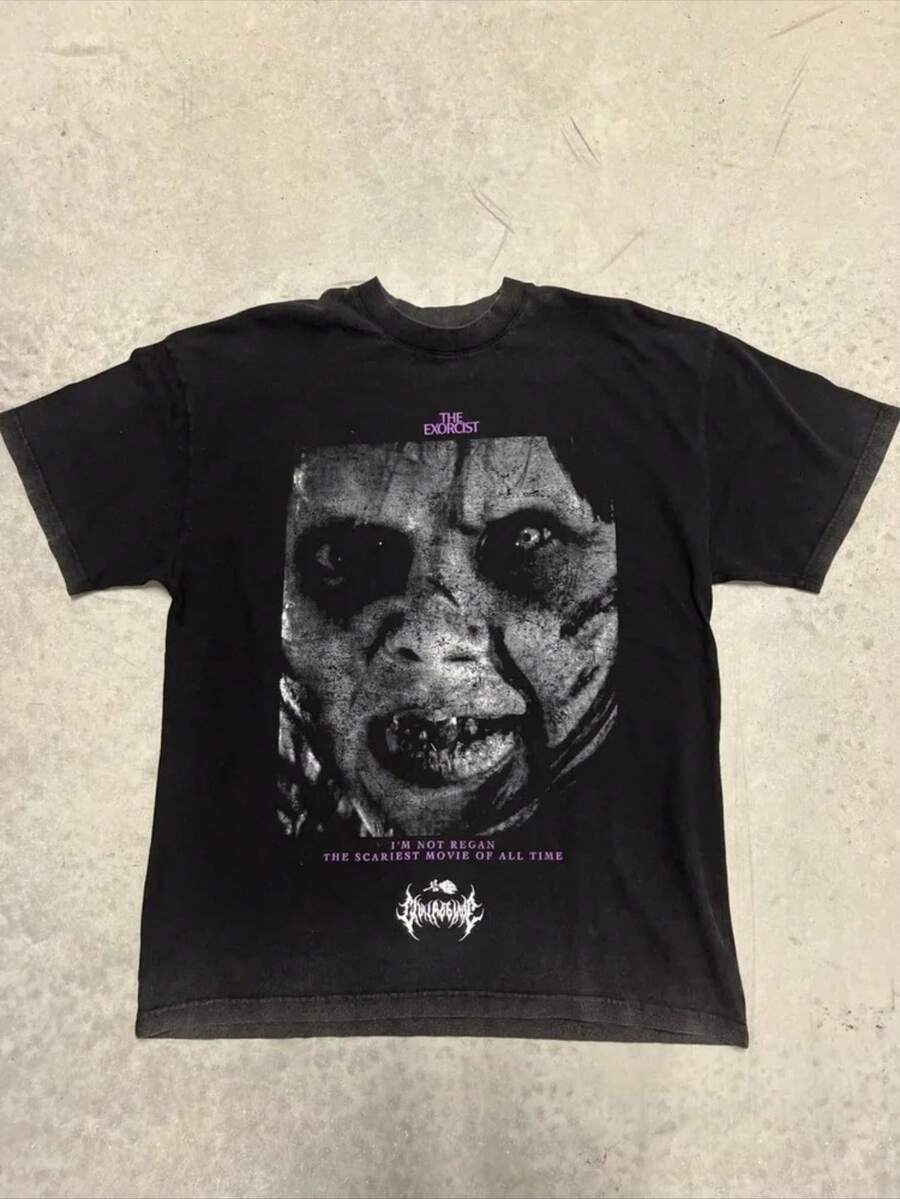 CIVIL REGIME EXORCIST TEE BLACK Sz Mens XL RARE LIMITED SOLD OUT HORROR MOVIE.Jpg - Đen 3 - Xem 1