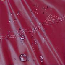 Capa Impermeable con Ventana Transparente - Burdeos - Ver 5