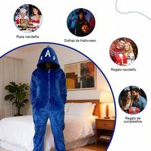 Men Loungewear Onepieces - Blue - View 7