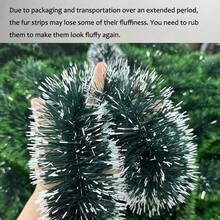 6.56ft Christmas Rattan, Deep Green And White Edge Christmas Decorative Garland, Wedding Party Holiday Decor Snowflake, 3.54 Inch Diameter