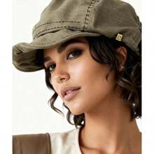 Beret・Retro Artistic Fashional Style Newsboy Cap | Large Size, Three-Dimensional, Makes The Face Look Smaller・Slouchy Style, Versatile | A Must-Have For Artistic Style Women To Go Out In Spring And Autumn・Retro Wear | New Style, Breathable・Japanese Painter Hat Elements - Multicolor - 查看 1