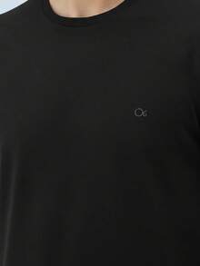 Ogochi Basic Slim Fit T-Shirt, Original Cotton, Various Colors, Christmas, New Year, Summer, Spring - màu đen - Xem 4