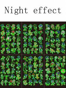 Popular 6 Styles Party Decoration Stickers Cartoon Figure Theme Party Decoration DIY Disposable Dress Up Sticker Partys Small Gifts - View 7