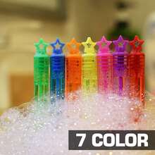 60/48/24 Pcs Mini Bubble Wands, Loose Bubble Wands With Star Tops, Suitable As Gifts For Birthday, Carnival, Party, Thanksgiving, Christmas, Wedding And More, No Bubble Liquid Included - Multicolor - View 7