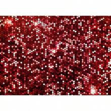 D8x6ft Red Glitter Backdrop Red Shimmer Sequin Photography Background For Birthday Wedding Engagement Anniversary Prom Bridal Shower Christmas Party Decorations Banner - Đỏ - Xem 1