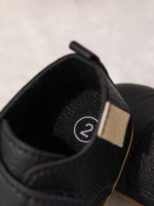 Retro Casual Sports Hook And Loop Soft Bottom Infant Boy Flat Daily Crawling Shoes