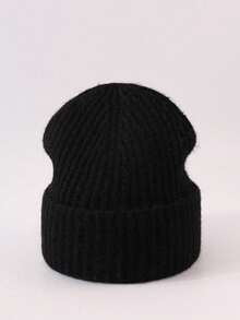 1 pieza Gorro para hombre, gorro de otoño e invierno, gorro de punto grueso y cálido con protección para las orejas, de moda y versátil, adecuado para el uso diario