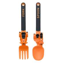 2 Stücke/Set, Kinderbesteck-Set, Motorrad Gabel und Löffel, PP Cartoon Baby Fütter-Set, Baby Löffel, Fütter-Gabel, Kleinkind Selbstfütter Besteck, Kinderbesteck-Set, geeignet zum Lernen und Üben, Essen, Mittagessen, Schule, Camping, Kleinkind Geschirr, Halloween und Ostern Geschenke.