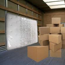 Moving Supplies 1 Unidad - Funda de colchón de tamaño matrimonial de 54 x 12 x 90 Pulgadas - transparente - Ver 7