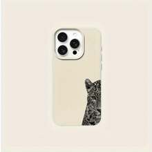 Funda de teléfono: 1 Funda de teléfono suave con patrón de lichi de guepardo negro genial para 16 15 14 13 12 11 Pro 14 15 16 Plus XS XR X 8 SE 2020, funda de teléfono linda, diseño de toque elegante, regalo de San Valentín - 1 pieza - Ver 8