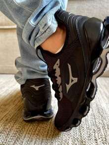 Men's Reflective Pro X Wave Chameleon Sneakers - Immediate Shipping - Various Colors - Đen/Bạc - Xem 4