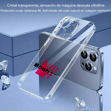 Carcasa de teléfono móvil transparente de moda,Cubierta de teléfono transparente con diseño deportivo Moah Sports Lab para iPhone 14 Pro Max en color gris claro con logotipo rojo y negro ideal para uso diario y actividades deportivas Para teléfonos Galaxy de Apple - transparente - Ver 3