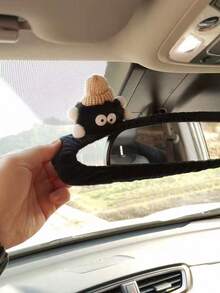 可爱卡通熊设计汽车后视镜盖