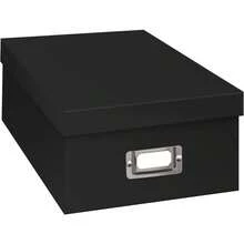 Caja de almacenamiento de fotos negra - Negro - Ver 2