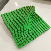 Khối lập phương giảm căng thẳng Pixel 10cm*10cm - Đồ chơi cảm giác giúp giảm căng thẳng và lo âu, đồ chơi giảm căng thẳng thiết yếu cho văn phòng, du lịch, máy bay, tàu hỏa, ô tô và nhiều hơn nữa, đồ chơi để bàn chống căng thẳng di động, công cụ giảm căng thẳng kích thích giác quan, giảm căng thẳng và lo âu, thích hợp cho du lịch, văn phòng, nhà, nhỏ gọn và di động, đồ chơi giảm căng thẳng yên tĩnh dành cho người lớn. - Nhiều màu - Xem 9