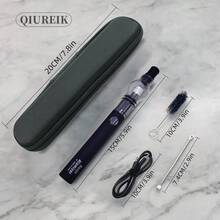 510 Thread Rosin Dispenser, Atomizer Pen For Short Circuit Detection Instrument, Including 510 Thread Battery, USB Charging Cable, A Set Of Glass Rosin Dispenser Kit. - Black - View 4
