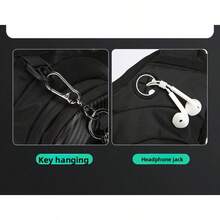 可调节肩带防水摩托车腿包，带耳机插孔 - 彩色 - 查看 10