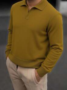 Men Sweaters - mostaza - View 3