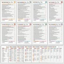 [Planificador de limpieza TDAH] Cuaderno de agenda diaria y lista de verificación tamaño A4 para uso en el hogar, oficina y dormitorio. Cubierta resistente, páginas suaves, artículos de oficina esenciales - Libro de planificación - 1 - Ver 7