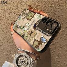 Diseño de patrón de reloj de bolsillo de estilo vintage adecuado para fundas de teléfono especiales  Galaxy S20, S21, S22, S23, S24, S25, A24, A05, A05S, A02, A03, A04, A13, A31, A53, A34, A10, A33, resistente a la suciedad, a la moda, moderno. - Colores mixtos - Ver 6