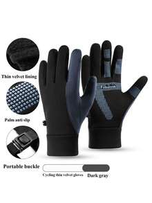 Unisex Winter Outdoor Radfahren Sport Handschuhe, thermisch gefüttert und verstärkt für Skifahren & Wandern