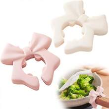 高级弓形硅胶勺托和铲子架 - 创意防滑设计，采用耐热材料，适用于厨房台面和炉灶收纳，是居家烹饪、烘焙的完美餐具配件，让厨房工具整洁时尚。 - 隨機款式/顏色 - 查看 8