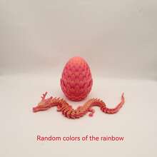 1pc 3D Printed Giant Scaled Dragon Egg + 23.62 Inch Large Decorative Item, Home Gift, Party Gift, Halloween & Christmas Gift, Fashionable Scaled Dragon Decor