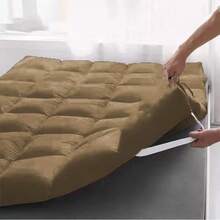 Pillow Top Mattress Protector With A Feather-Like Touch – Super Soft – Available In All Sizes – Various Colors - 米色 - 查看 4