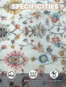1pc Rug Area Rug Living Room Bedroom Rug Plush Carpet Rug Soft And Skin Friendly Rug Floor Covering Room Decor Multiple Sizes Fluffy Carpet For Living Room Bedroom Washable - Multicolor - View 4