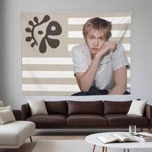 Cortiis   Tapestry, Gift For Corrtis Fan, Cortiss Fan Wall Hanging Kpop Decor, Concert Merch - trắng - Xem 3